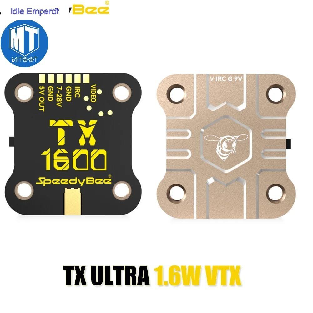 Speedybee TX ULTRA 5.8Ghz เครื่องส่งสัญญาณวิดีโอ 1600mW 1.6W 48CH VTX PIT/25-1.6W CNC สําหรับเครื่อง