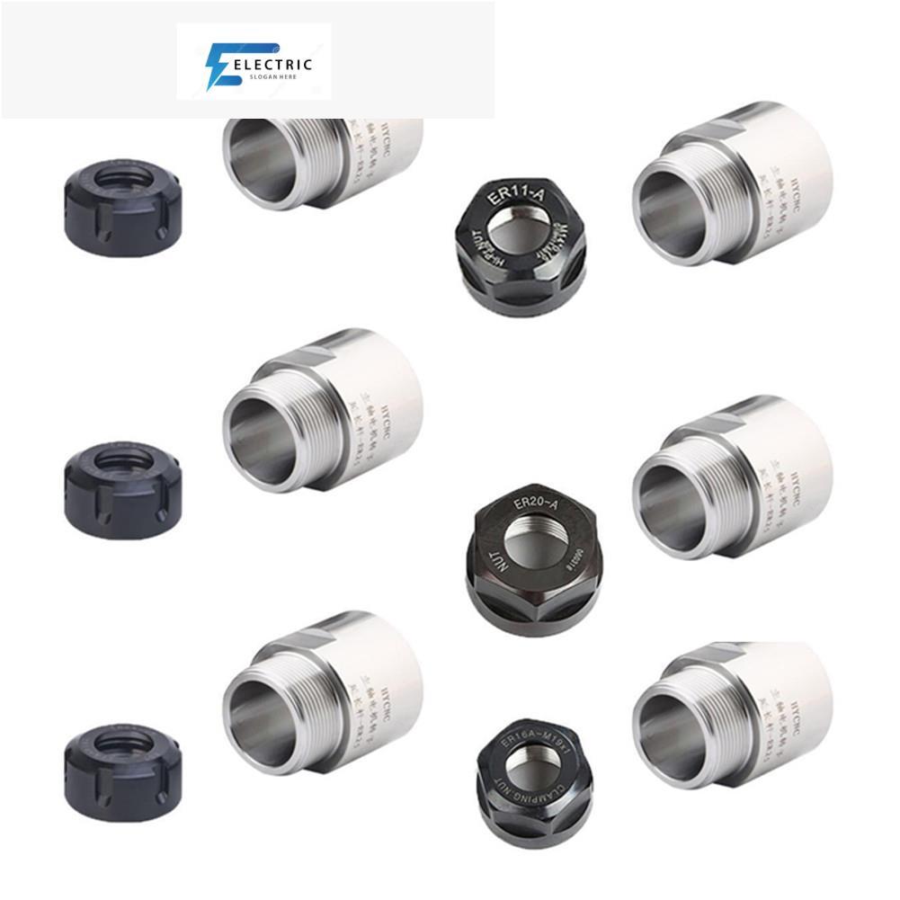 [ในสต็อก] อะแดปเตอร์ด้าย Er11 Er16 Er20 Er25 Er32 Collet Spindle Chuck สําหรับโรเตอร์มอเตอร์