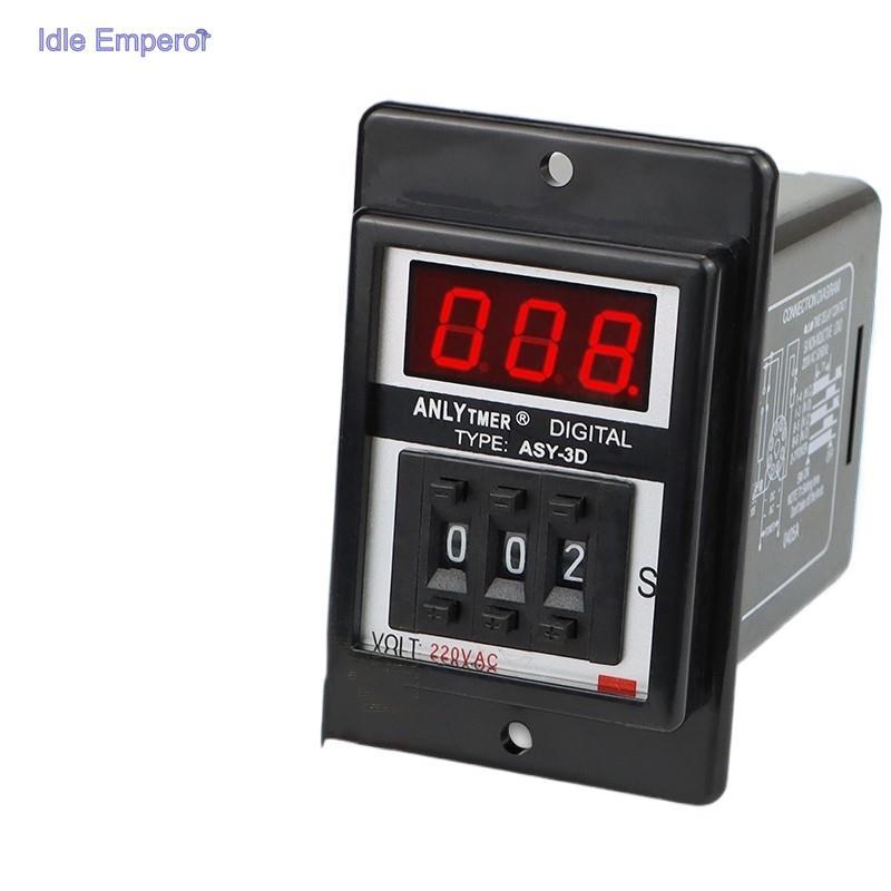 Anly Time Relay ASY-3D 2D AC220V 999S 999M Time-Delay Digital Display Timer