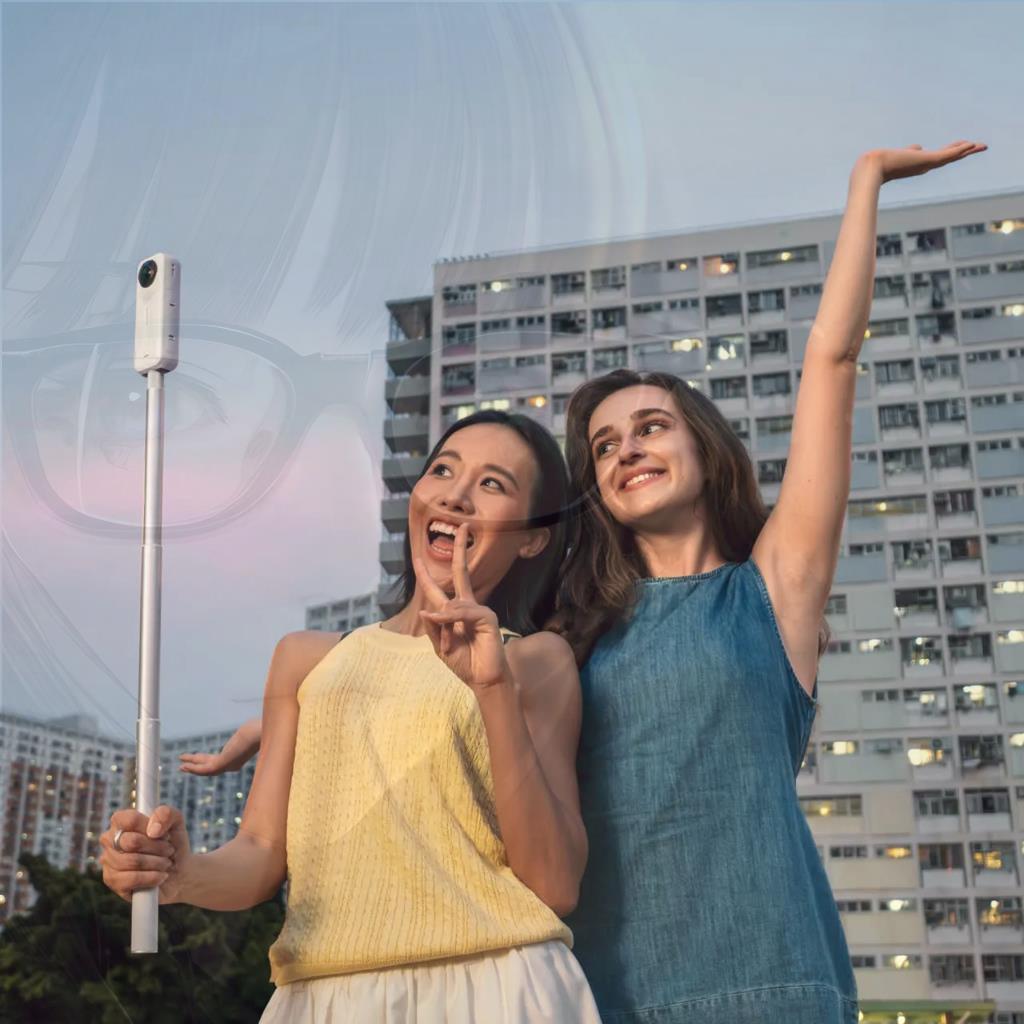 Insta360 114 ซม.ไม้เซลฟี่ที่มองไม่เห็นสําหรับ Insta360 GO Ultra/X5/Ace Pro 2/X4/GO 3S