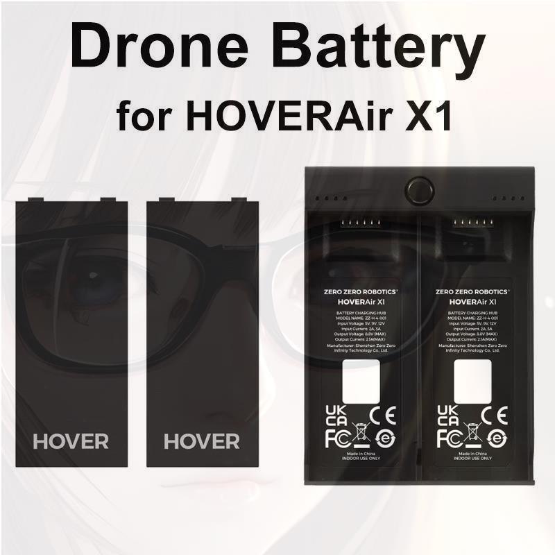 HOVERAir X1 Flying Drone แบตเตอรี่กล้องและเครื่องชาร์จ