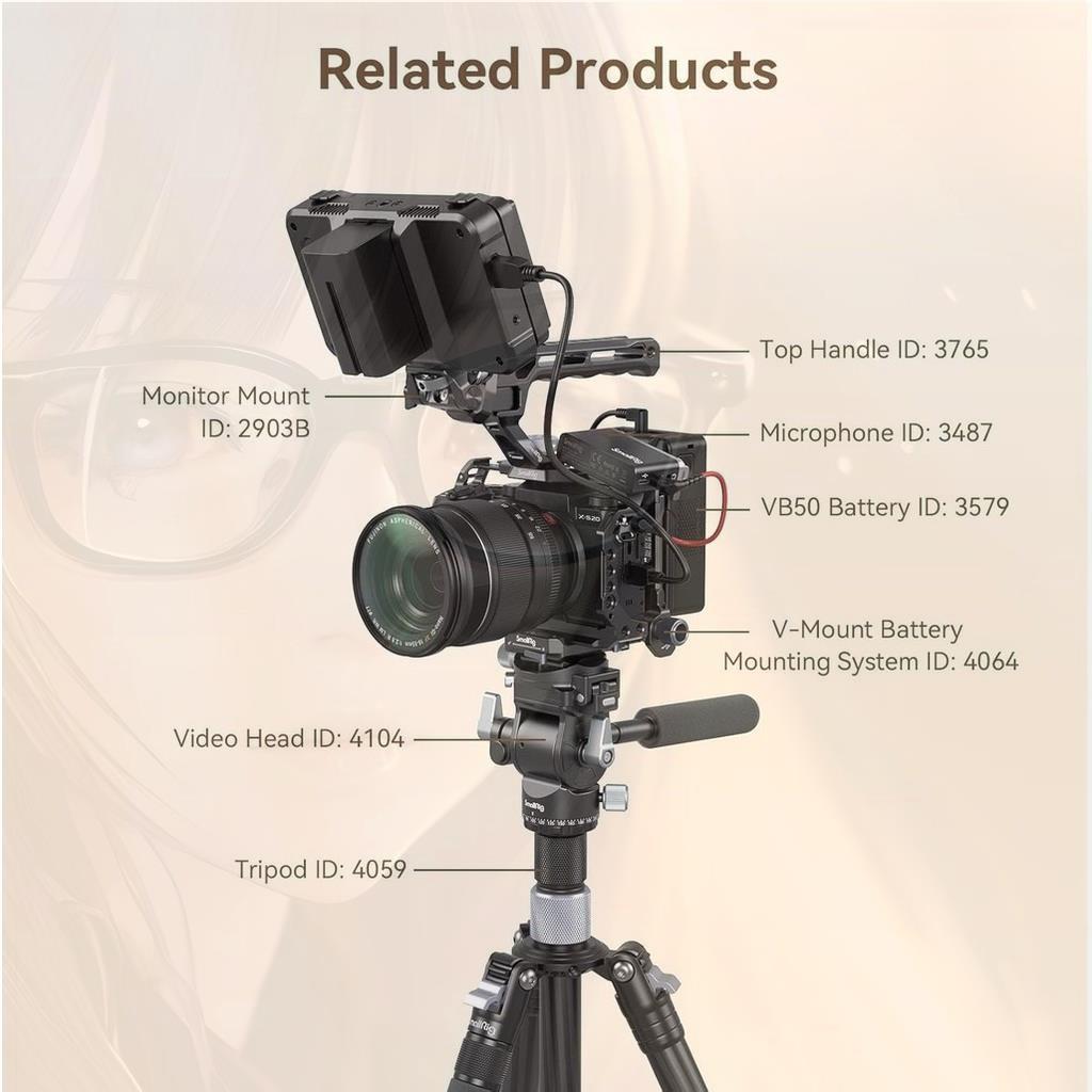 SmallRig FUJIFILM X-S20 อุปกรณ์เสริมpCage/L Bracket/ซองหนัง
