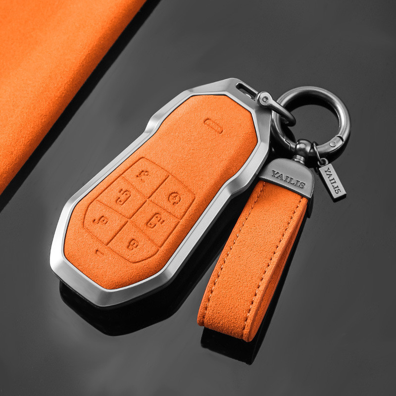 เหมาะสําหรับ [XPENG X9 EV/xpeng อุปกรณ์เสริม MPV] ฝาครอบกุญแจ D ประเภทฝาครอบกุญแจหัวเข็มขัด D