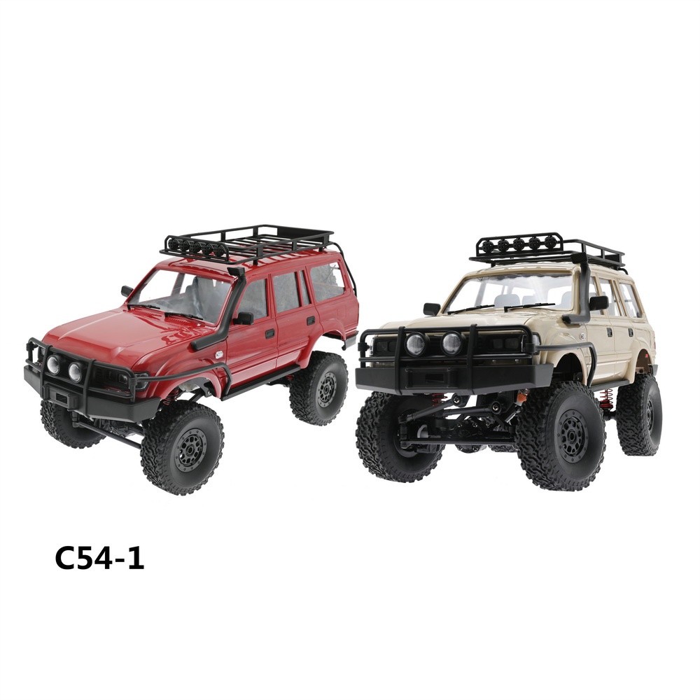 Wpl C54-1 RC CAR C54 CAR LC80 รถไต่หินจําลอง เต็มสเกล 260 มอเตอร์ปีนเขา Monsterk WPL 4WD ของขวัญสําห