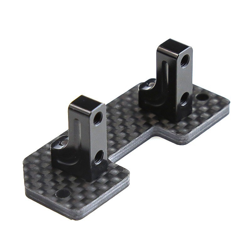 คาร์บอนไฟเบอร์ Servo Mount Axle Up Servo วงเล็บคงที่สําหรับ Axial SCX10 90021 90022 90028 90016 1/10