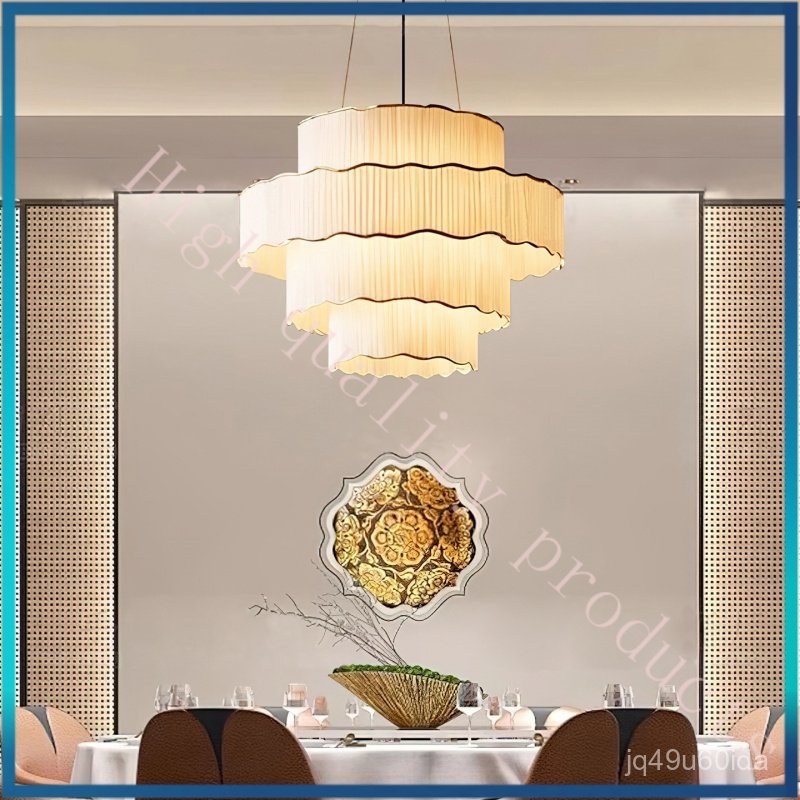 Chinese Style Dining Chandelier2025Restaurant Hotel Dining Room Large Round Table Lamp Zen Style Fab