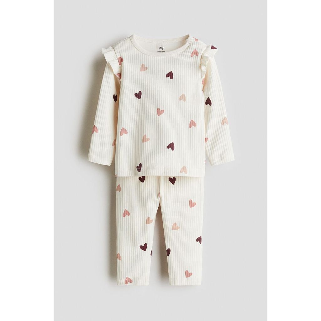 H&M(เอชแอนด์เอ็ม) ชุดคอตตอนริบด์ เด็กอ่อน 867135_22