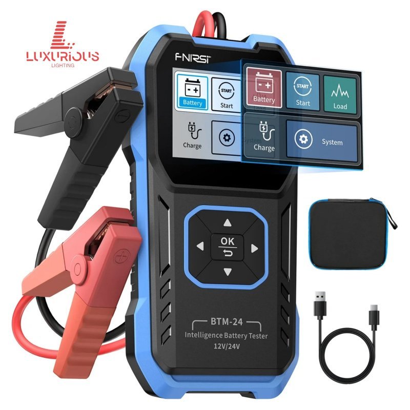 FNIRSI BTM-24  CCA Multi-Function 12V/24V Car Battery Tester ZIY3