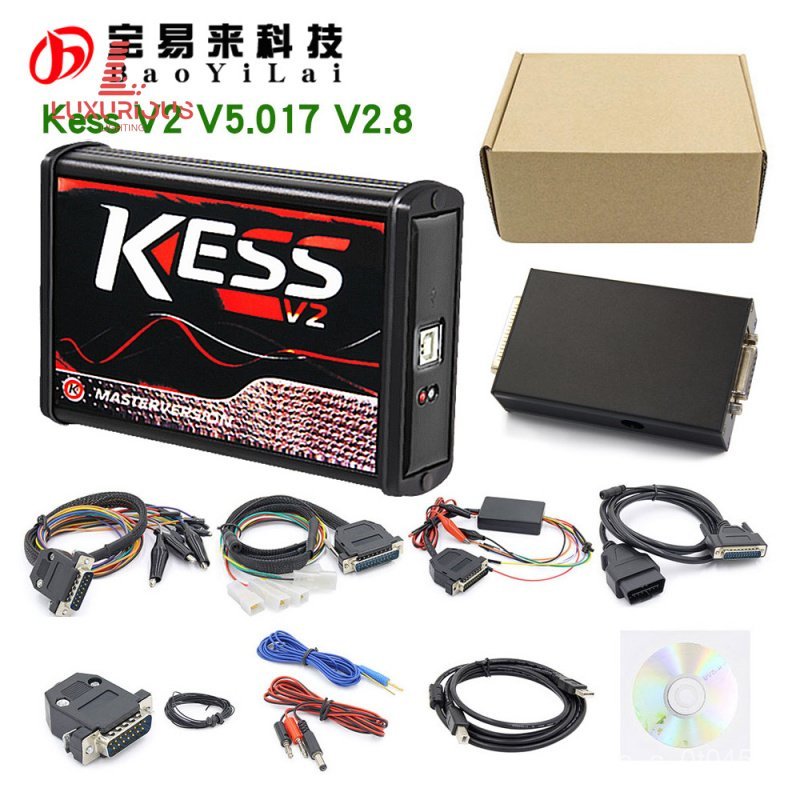 KESS V2 รุ่นยุโรป สีแดง PCB for V5.017 KSuite V2.8 No Tokens คุณภาพสูง U0SU