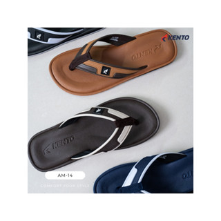 Kento (เคนโต้) รองเท้าแตะหนีบลุคพรีเมียม ใส่สบาย รุ่น AM-14 …