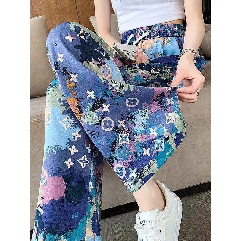 Tee Verse กางเกงขายาวผู้หญิงลายกราฟิก ลายการ์ตูน สีพาสเทลมินิมอล มีเชือกรูด มีกระเป๋า2ข้าง มีหลายลายให้ได้เลือกใส่ ส่งไว
