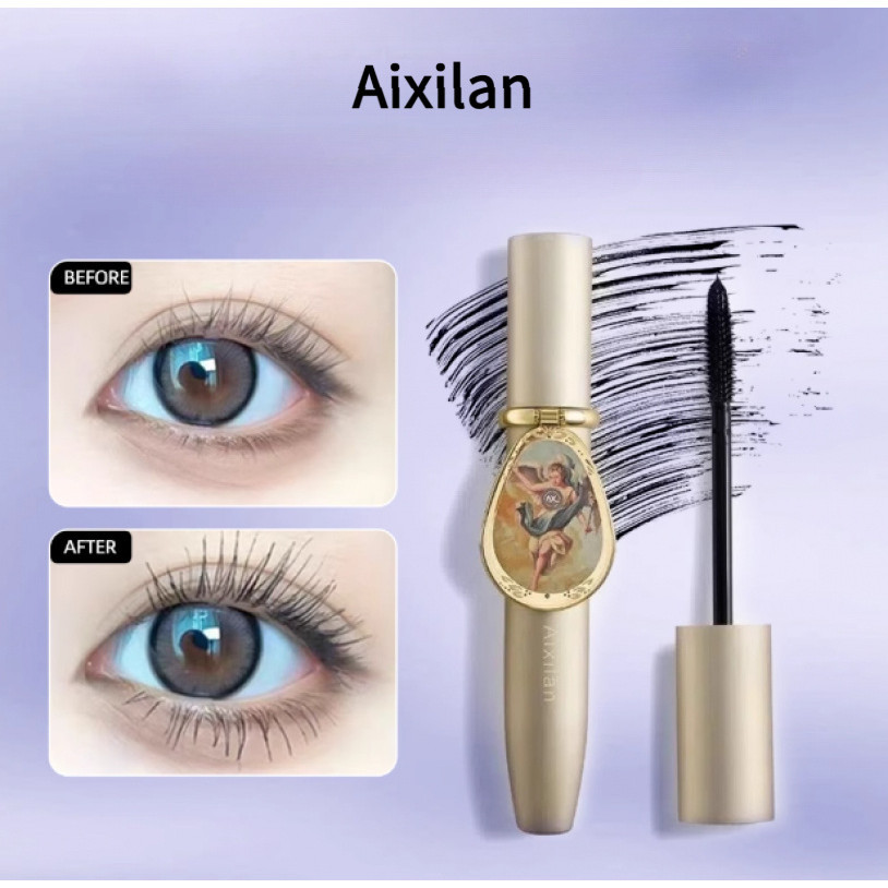 Perfect girl-AIXILAN มาสคาร่าจัดแต่งทรงผมติดทนนานหัวแปรงซิลิโคนหนาขนตาบํารุงยาว