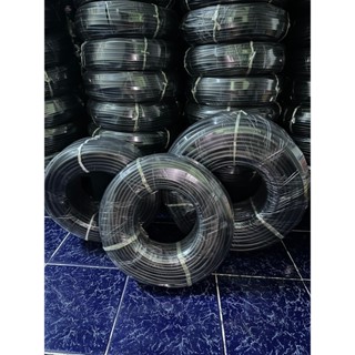 8/11mm. 6/8mm สายยางไมโคร สายยางรดน้ำ สีดำ กึ่งเงา หัวพ่นหมอ…
