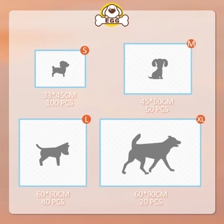 🐱 Pee Pad สำหรับสัตว์เลี้ยง 🐕， เหมาะสำหรับฝึกเข้าห้องน้ำ เนื้อดี ซึมเร็ว ซึมเร็ว เหมาะสำหรับสุนัขและแมว