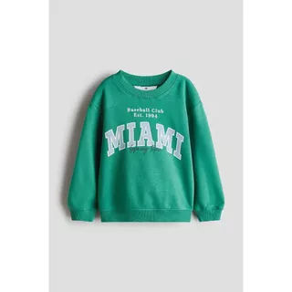 H&M(เอชแอนด์เอ็ม) เสื้อสเวตเชิ้ตพิมพ์ลาย Boys Printed sweatshirt 1316310_1