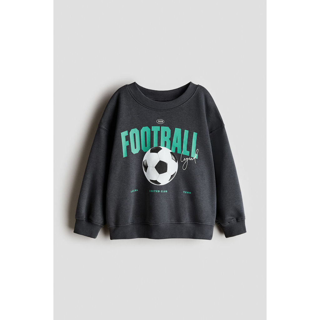 H&M(เอชแอนด์เอ็ม) เสื้อสเวตเชิ้ตพิมพ์ลาย Boys Printed sweatshirt 1308148_5