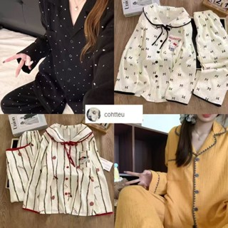 (ส่งมาจากประเทศไทย)ชุดนอนผู้หญิงเวอร์ชั่นเกาหลี，ปกตุ๊กตาน่าร…