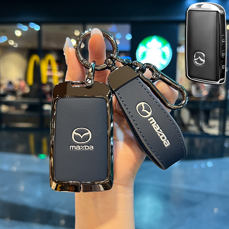 Mazda เคสกุญแจรีโมทรถยนต์ สําหรับ mazda 2 2024 2025 Mazda3 Mazda CX3 CX4 CX7 cx30 CX8 CX5 ของแต่งรถย
