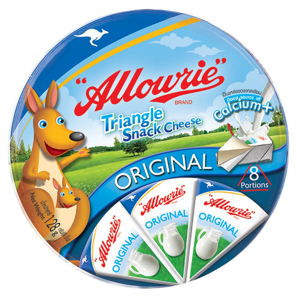 [8850332314007] Allowrie Triangle Snack Cheese Original 128g