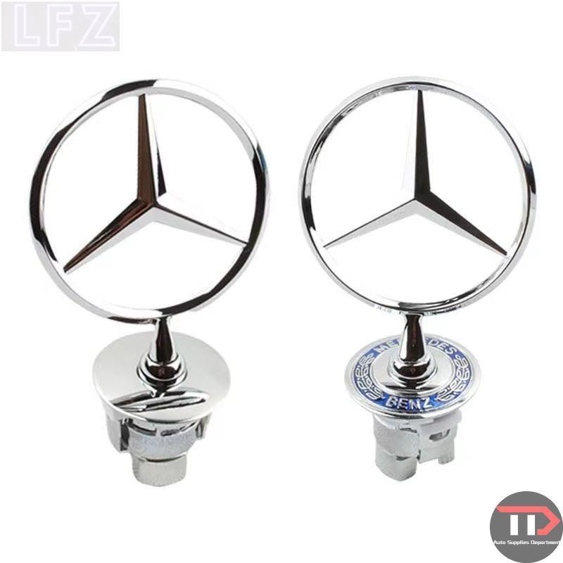 [TD] โลโก้สัญลักษณ์ฝากระโปรงหน้า สําหรับ Mercedes Benz W124 W202 W203 W204 W140 W210 W211 W220 S E C W Class