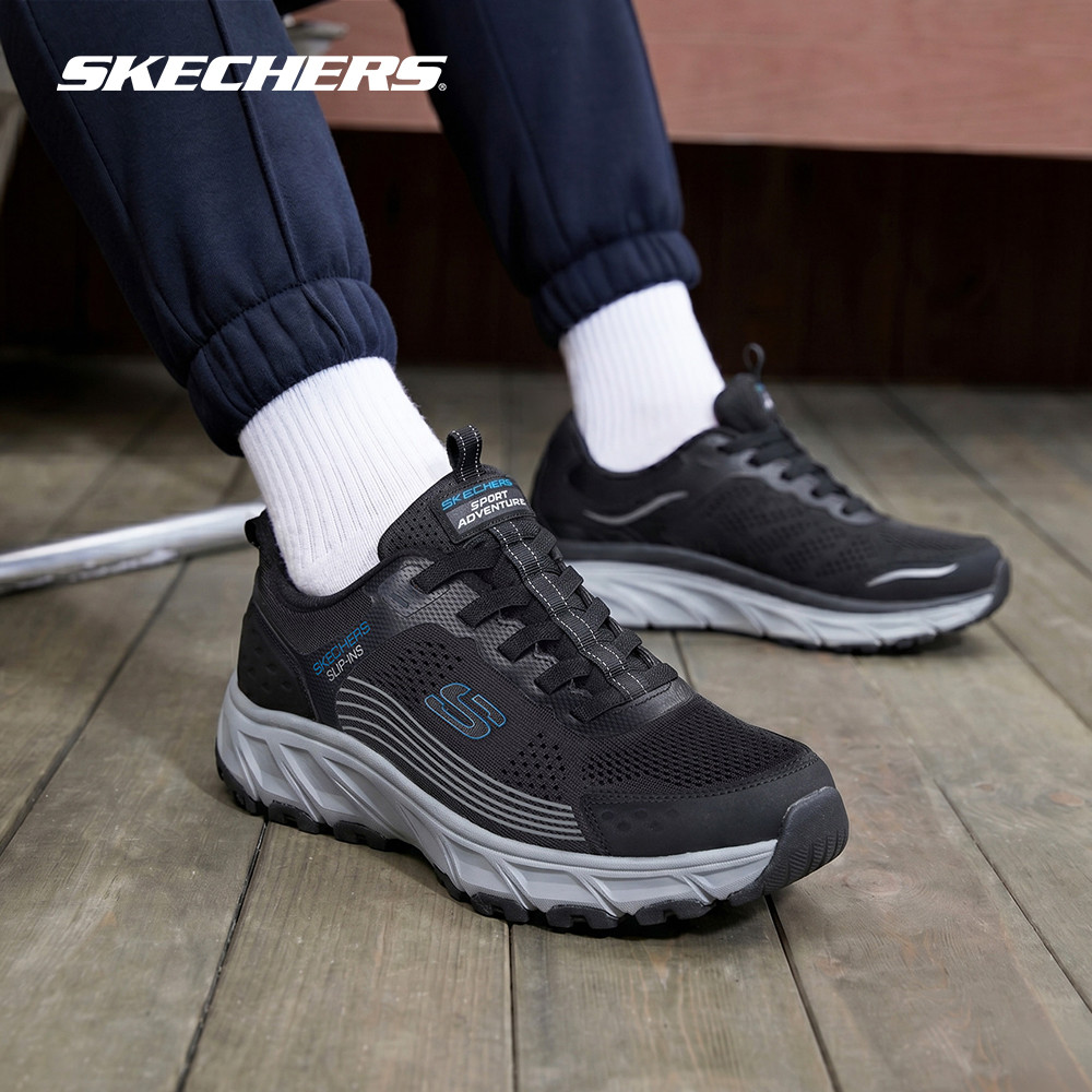 Skechers สเก็ตเชอร์ส รองเท้าผู้ชาย Men Hillcrest 2.0 Outdoor Shoes - 237800-BLK - Air-Cooled Memory Foam