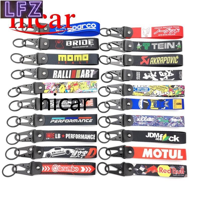 SPOON HKS JDM Mugenพร้อมส่ง พวงกุญแจ จี้หัวเข็มขัด JDM สไตล์ญี่ปุ่น สําหรับรถยนต์ พวงกุญแจแบบสายคล้อ