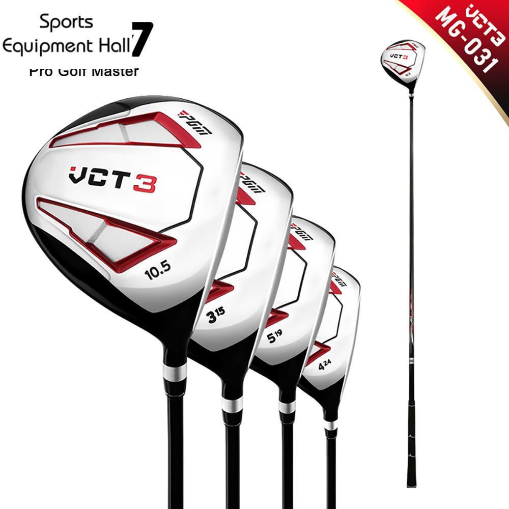 VCT3 Golf Clubs ไดรเวอร์ผู้ชาย 1 ไม้เริ่มต้นขวามือหัวอลูมิเนียม Hybrids เสาไม้ 1/3/5/U4 เพลาคาร์บอน 