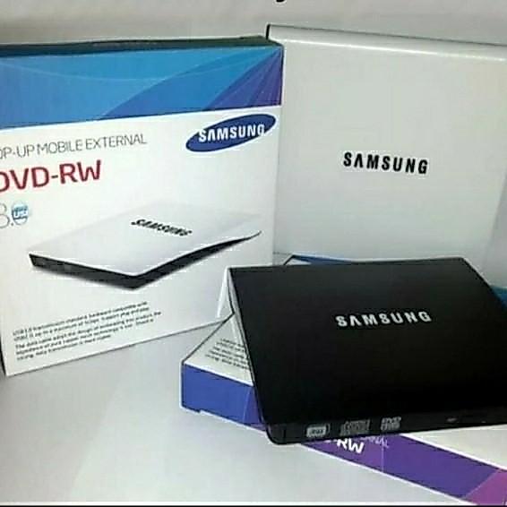 Dvd -Rw CD-RW ภายนอก SAMSUNG USB 3.0 ไดรฟ์คอมโบ Burner Player บาง