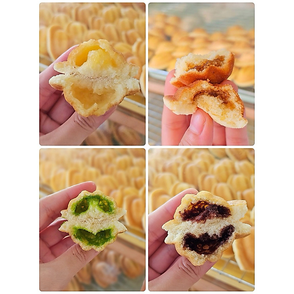 ขนมไข่ไส้รวม4รสชาติเนยแท้100%