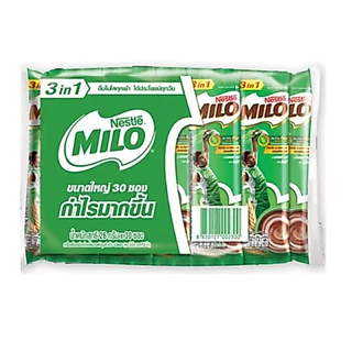 Milo 3in1 ไมโลผง 3อิน1 แพ็ค 28ซองฟรี2ซอง