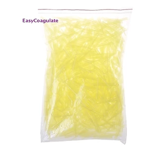 หลอดปิเปต สีเหลืองใส สําหรับห้องปฏิบัติการ 1000 ชิ้น