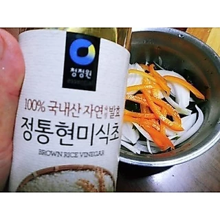 CHUNG JUNGWON BROWN RICE VINEGAR ชองจองวอน น้ำส้มสายชูหมัก จากข้าวกล้อง 500ml 청정원 현미식초