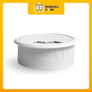 1 ชิ้น ช่องร้อยสายไฟพลาสติก ทรงกลม ปรับขนาดได้ 60 x 60 x 25 mm
