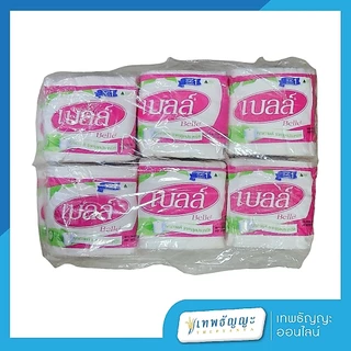(แพ็ค 12 ม้วน) Belle Tissue เบลล์ กระดาษชำระแบบม้วนเดี่ยว