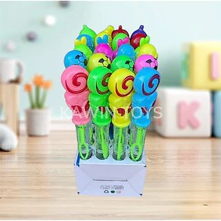 ของเล่น เป่าฟอง ขนาด 2*25ซม. (ราคา 150บาท ยก Box 24เเท่ง) คละเเบบ คละสี