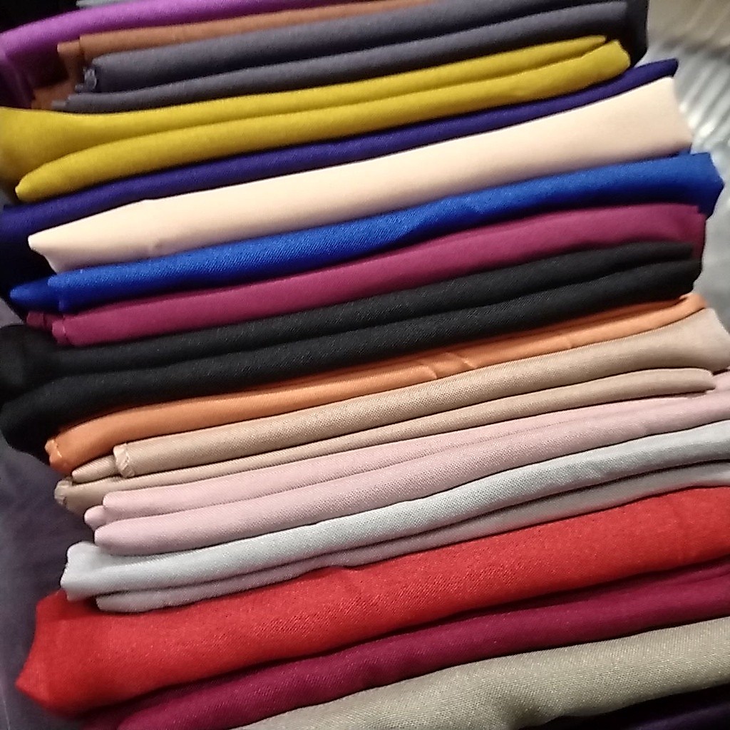Preloved Bawal Crepe Bawal Satin Crepe