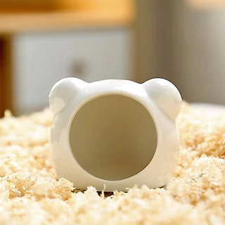 [hamstertravel]บ้านแฮมสเตอร์เซรามิก สีพาสเทลน่ารัก เย็นสบาย ไม่อมกลิ่น ใช้งานง่าย เหมาะสำหรับน้องตัวเล็กทุกสายพันธุ์