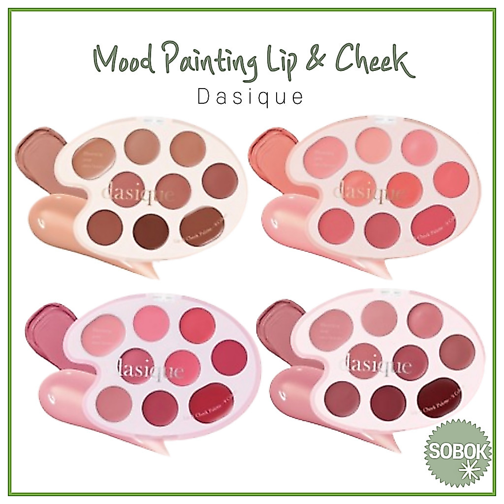 [Dasique] Mood Painting Lip & Cheek 4colors Lip palette blusher