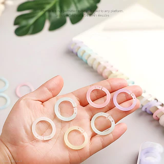 24Hr ห่วงร้อยเอกสาร 1Ring ปรับขนาดได้ 2 ระดับ ห่วงอเนกประสงค์ ห่วงเข้าเล่มพลาสติก Disc-bound notebook rings