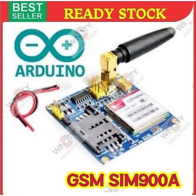 WSS GSM SIM900A โมดูล (5V) พร้อมอินเทอร์เฟซ TTL & RS232 Wireless SIM 900A บอร์ด Arduino PIC