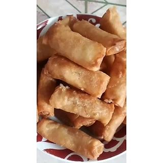 ปอเปี๊ยะทอดไส้วุ้นเส้นBPPน้ำหนัก500กรัมต่อห่อสูตรแป้งบางกรอบ