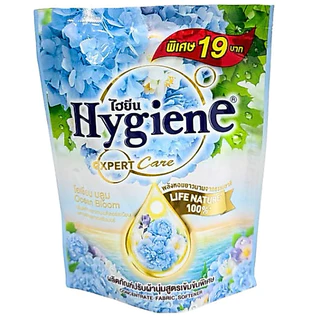 Hygiene expert care น้ำยาปรับผ้านุ่ม ไฮยีน ไฮยีนส์ ขนาด 110 มล. (แพค 3 ถุง) เลือกกลิ่นได้