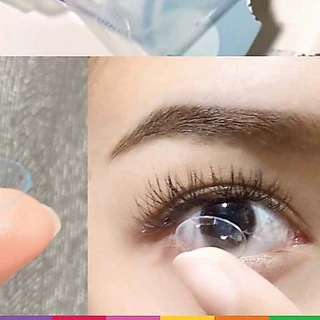 ชุดเซ็ตตลับสำหรับแช่คอนแทคเลนส์ ลายรูปหัวใจ สีชมพูอ่อน