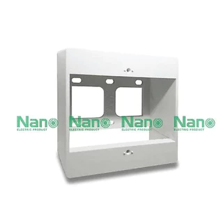 NANO กล่องลอย บ็อคลอย ขอบเหลี่ยมจตุรัส ขนาด 86 x 86 มิล รุ่น Classis series NANO-86-BOX