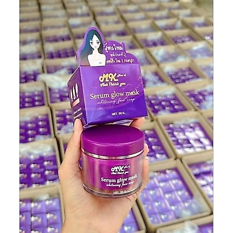 MK Serum glow mask ครีมล้างหน้าสูตรเข้มข้น