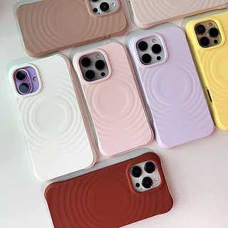 [i17] พร้อมส่ง🫧E11S188 Premium Bubble(2) เคสพรีเมี่ยมซิลิโคนเนื้อหนากันกระแทก เคสชาร์จไร้สายแม่เหล็ก เคสไอโฟน for iphone