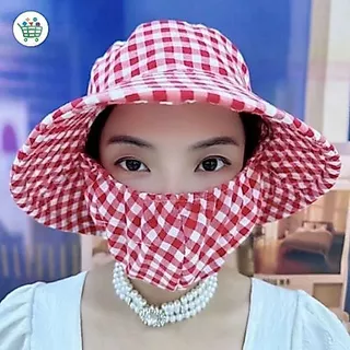 หมวกแก๊ป ป้องกันรังสียูวี หมวกกันแดด ป้องกันฝุ่น ระบายอากาศได้ดี ลายดอกไม้ แฟชั่นฤดูร้อน 2024