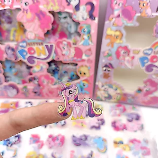 (🇹🇭สติ๊กเกอร์เซ็ต) 🦄มายลิตเติ้ลโพนี่ Stickers 100 ชิ้น กล่องใหญ่ PVC น่ารักกันน้ำ สติ๊กเกอร์ไดคัท ลายน่ารัก พร้อมส่งใ
