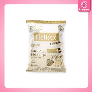 [ถุงแบ่ง 400g.] Pawdy Holistic อาหารเม็ดสุนัข พอดี้ เกรดพรีเมี่ยม โฮลิสติก ไม่เค็ม ขนาด 400 กรัม(g.)