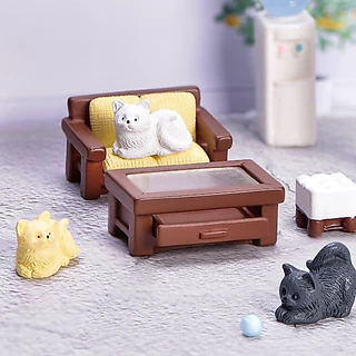 J045 ชุดเฟอร์นิเจอร์จิ๋วของเล่นจำลองดีไอวาย